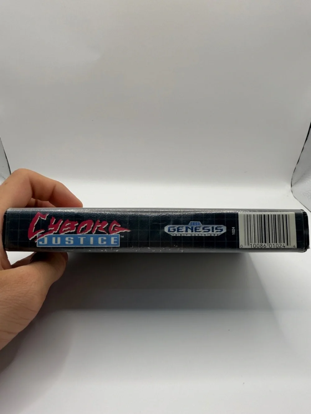 Cyborg Justice‎ Sega Genesis 1993 Blue/Red Vintage Game Cartridge